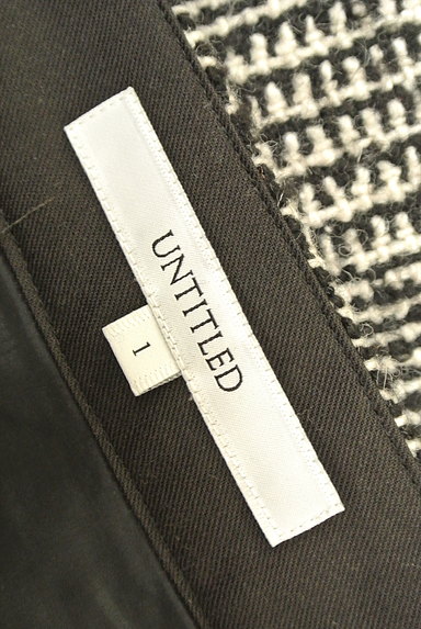 UNTITLED（アンタイトル）の古着「グレンチェックＡラインスカート（スカート）」大画像６へ