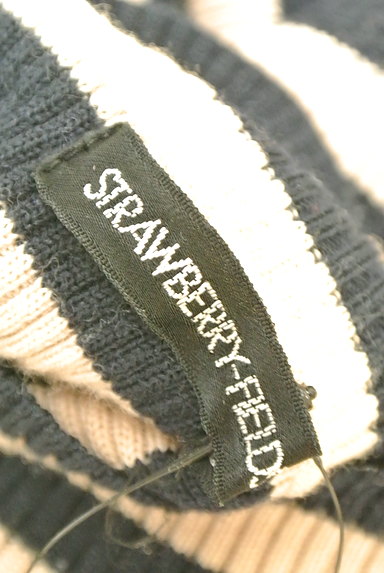 STRAWBERRY-FIELDS（ストロベリーフィールズ）の古着「ボーダータートルネックニット（ニット）」大画像６へ