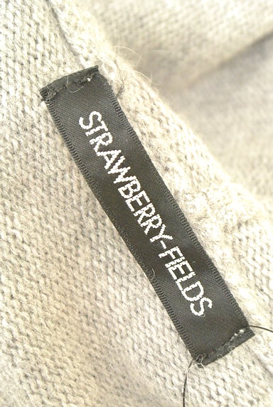 STRAWBERRY-FIELDS（ストロベリーフィールズ）の古着「ファーフード付ロングカーディガン（カーディガン・ボレロ）」大画像６へ
