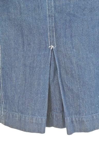 Avan Lily（アヴァンリリィ）の古着「セミタイトデニムひざ丈スカート（スカート）」大画像５へ