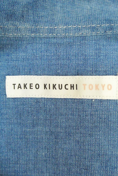 TAKEO KIKUCHI（タケオキクチ）の古着「ブロックチェック七分袖シャツ（カジュアルシャツ）」大画像６へ