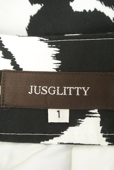 JUSGLITTY（ジャスグリッティー）の古着「膝丈花柄フレアスカート（スカート）」大画像６へ
