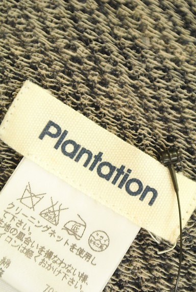 Plantation（プランテーション）の古着「柄切替ドルマンニットトップス（ニット）」大画像６へ