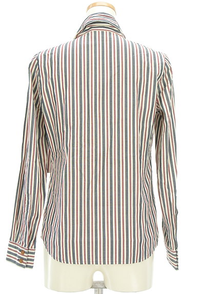 Vivienne Westwood（ヴィヴィアンウエストウッド）の古着「ボリューム襟ストライプ柄シャツ（カジュアルシャツ）」大画像２へ