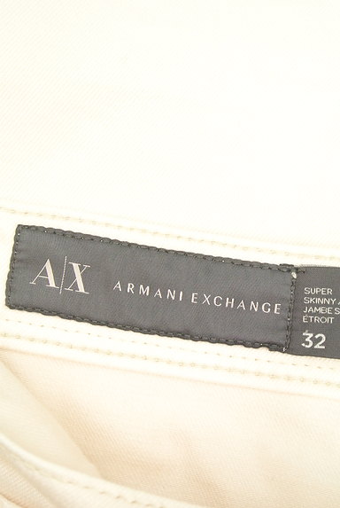 ARMANI（アルマーニ）の古着「ダメージホワイトジーンズ（デニムパンツ）」大画像６へ
