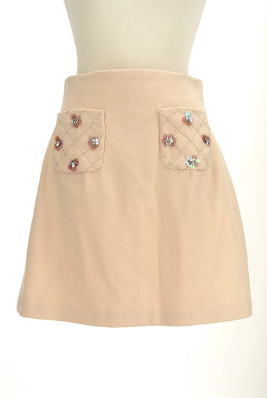 Rirandture（リランドチュール）の古着「ビーズ刺繍膝上丈フレアスカート（ミニスカート）」大画像１へ