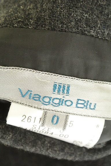 Viaggio Blu（ビアッジョブルー）の古着「無地×チェック柄リバーシブルスカート（ミニスカート）」大画像６へ