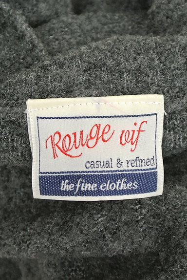 Rouge vif La cle（ルージュヴィフラクレ）の古着「ポケットヒョウ柄ファーロングニット（ニット）」大画像６へ