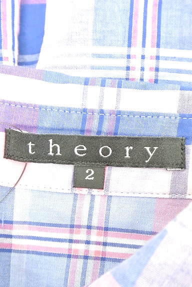 theory（セオリー）の古着「チェック柄ロングシャツ（カジュアルシャツ）」大画像６へ