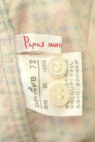 PAPAS（パパス）の古着「淡いカラーのチェック柄シャツ（カジュアルシャツ）」大画像６へ
