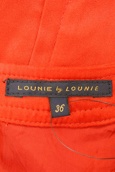 LOUNIE（ルーニィ）の古着「ウエストベルトスエードワンピース（ワンピース・チュニック）」大画像６へ