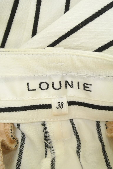 LOUNIE（ルーニィ）の古着「ストライプ柄クロップドパンツ（パンツ）」大画像６へ