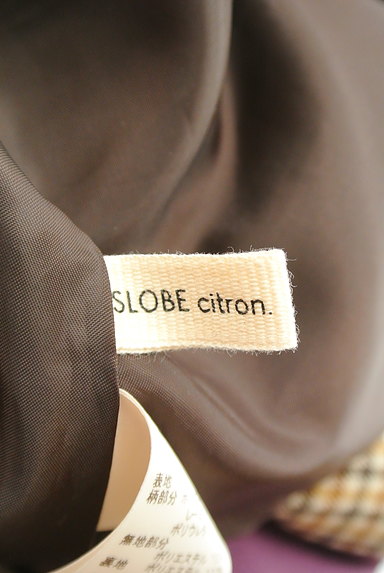 SLOBE IENA（スローブイエナ）の古着「チェック×無地セミフレアマキシスカート（ロングスカート・マキシスカート）」大画像６へ