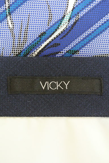 VICKY（ビッキー）の古着「花柄×斜めストライプ柄スカート（スカート）」大画像６へ