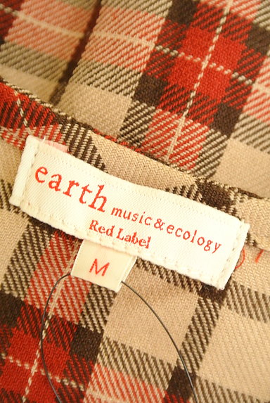 earth music&ecology（アースミュージック＆エコロジー）の古着「ベルト付きチェック柄フレアワンピース（ワンピース・チュニック）」大画像６へ