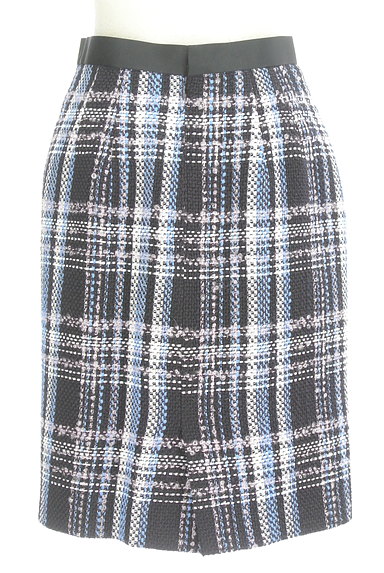 JUSGLITTY（ジャスグリッティー）の古着「チェック柄ウールタイトスカート（スカート）」大画像２へ