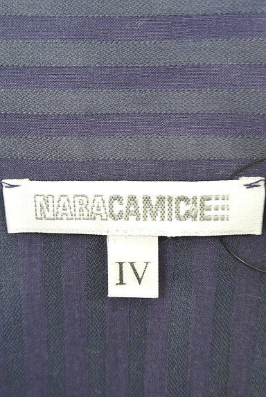 NARA CAMICIE（ナラカミーチェ）の古着「美シルエットフロントギャザーブラウス（カジュアルシャツ）」大画像６へ