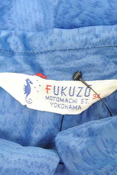 FUKUZO（フクゾー）の古着「パイソン柄七分袖微光沢シャツ（カジュアルシャツ）」大画像６へ