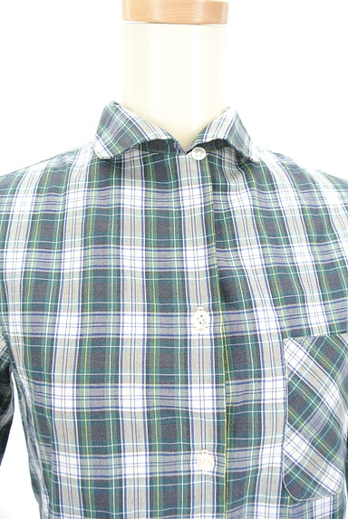 FUKUZO（フクゾー）の古着「チェック柄七分袖シャツ（カジュアルシャツ）」大画像４へ