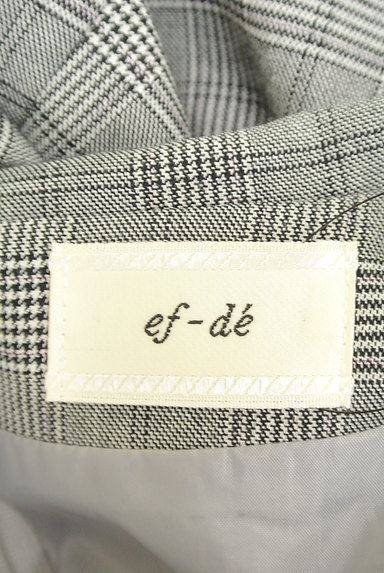 ef-de（エフデ）の古着「襟付きチェック柄ワンピース（ワンピース・チュニック）」大画像６へ