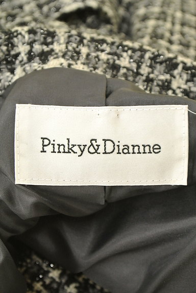 Pinky＆Dianne（ピンキー＆ダイアン）の古着「ウエストリボンラメツイードジャケット（ジャケット）」大画像６へ