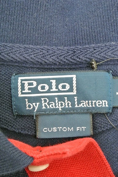 POLO RALPH LAUREN（ポロラルフローレン）の古着「トリコロール襟ポロシャツ（ポロシャツ）」大画像６へ