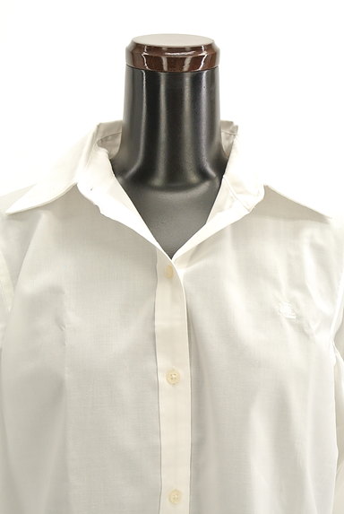 Ralph Lauren（ラルフローレン）の古着「シンプル白シャツ（カジュアルシャツ）」大画像４へ
