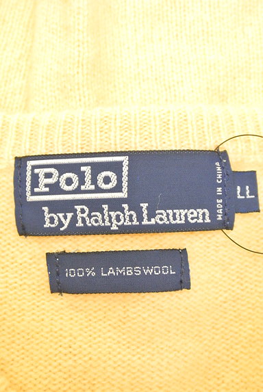 POLO RALPH LAUREN（ポロラルフローレン）の古着「ワンポイントVネックニット（ニット）」大画像６へ