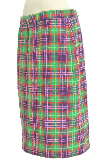GIVENCHY（ジバンシィ）の古着「凹凸チェック柄タイトスカート（スカート）」大画像３へ
