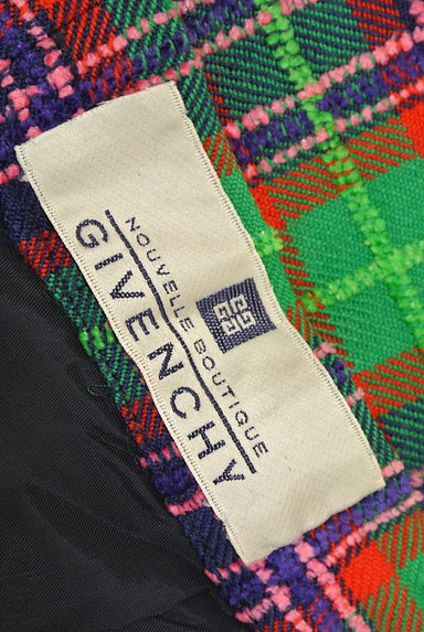 GIVENCHY（ジバンシィ）の古着「凹凸チェック柄タイトスカート（スカート）」大画像６へ