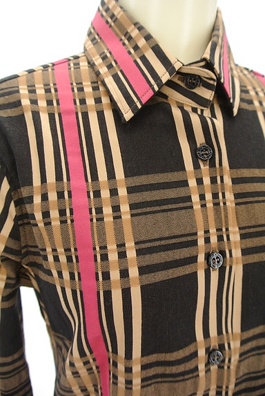 NARA CAMICIE（ナラカミーチェ）の古着「美シルエットチェック柄シャツ（カジュアルシャツ）」大画像４へ