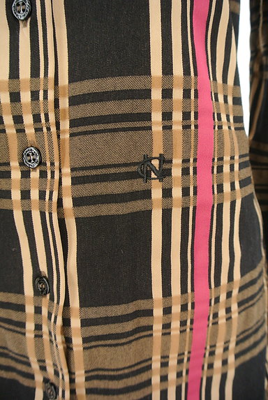 NARA CAMICIE（ナラカミーチェ）の古着「美シルエットチェック柄シャツ（カジュアルシャツ）」大画像５へ