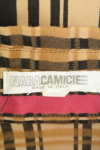 NARA CAMICIE（ナラカミーチェ）の古着「美シルエットチェック柄シャツ（カジュアルシャツ）」大画像６へ
