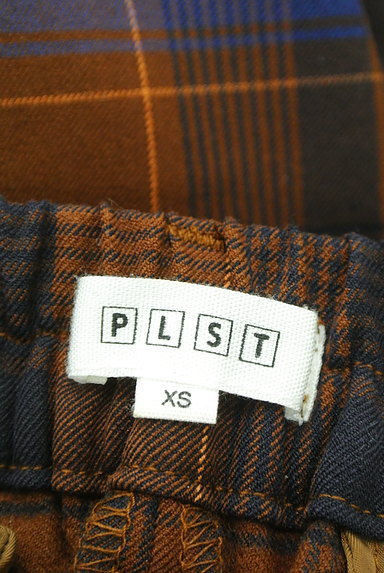 PLST（プラステ）の古着「裏起毛チェック柄ストレートパンツ（パンツ）」大画像６へ