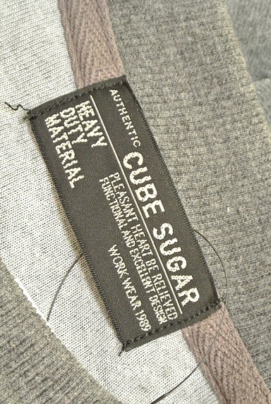 CUBE SUGAR（キューブシュガー）の古着「ベロアラウンドネックスウェット（スウェット・パーカー）」大画像６へ