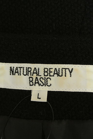 NATURAL BEAUTY BASIC（ナチュラルビューティベーシック）の古着「ノーカラーウール混ジャケット（コート）」大画像６へ