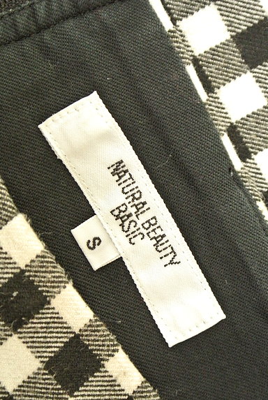 NATURAL BEAUTY BASIC（ナチュラルビューティベーシック）の古着「モノトーンチェックタイトスカート（スカート）」大画像６へ
