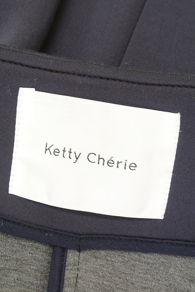 Ketty Cherie（ケティ シェリー）の古着「パーカー＆ノーカラーロングコートセット（コート）」大画像６へ