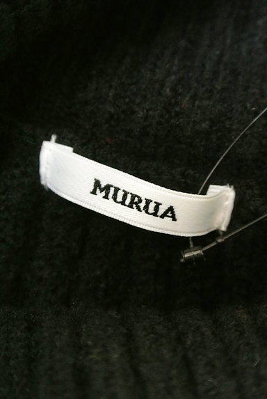 MURUA（ムルーア）の古着「タートルネックワイドロングニット（ワンピース・チュニック）」大画像６へ