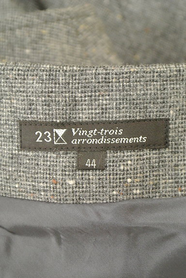 23区（２３ク）の古着「ラインデザイン膝丈スカート（スカート）」大画像６へ