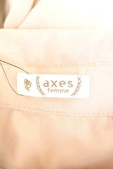 axes femme（アクシーズファム）の古着「リボン付きレースフリルブラウス（ブラウス）」大画像６へ