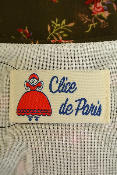 Clice de Paris（クリシェドゥパリス）の古着「小花柄袖フレアロングワンピース（ワンピース・チュニック）」大画像６へ