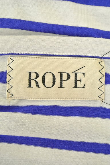 ROPE（ロペ）の古着「ビジューネックボーダーカットソー（カットソー・プルオーバー）」大画像６へ