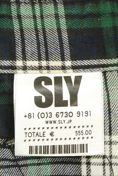 SLY（スライ）の古着「チェック柄スタンダードシャツ（カジュアルシャツ）」大画像６へ