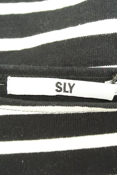 SLY（スライ）の古着「ショート丈ボーダーＴシャツ（Ｔシャツ）」大画像６へ