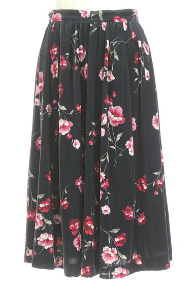 Rirandture（リランドチュール）の古着「ベロア花柄ロングスカート（スカート）」大画像１へ