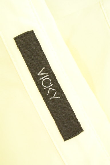 VICKY（ビッキー）の古着「オープンカラーバックシフォンシャツ（カジュアルシャツ）」大画像６へ