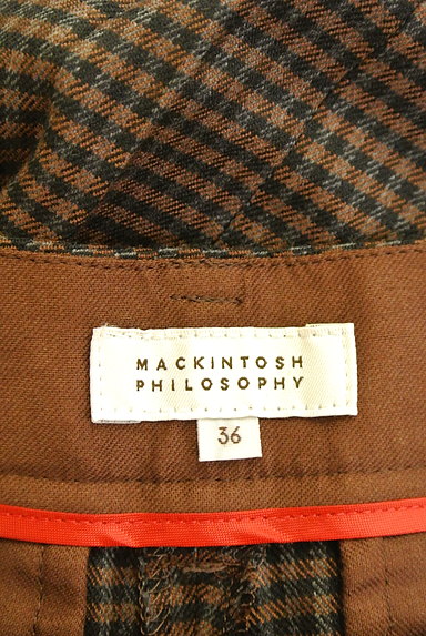 MACKINTOSH PHILOSOPHY（マッキントッシュ フィロソフィー）の古着「チェック柄テーパードパンツ（パンツ）」大画像６へ