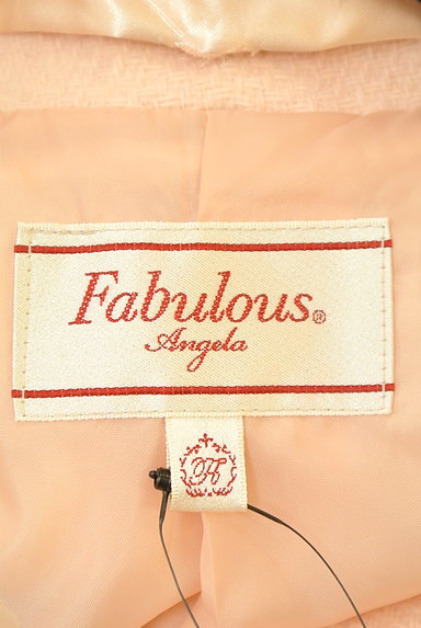Fabulous Angela（ファビュラスアンジェラ）の古着「衿ファーリボンロングコート（コート）」大画像６へ