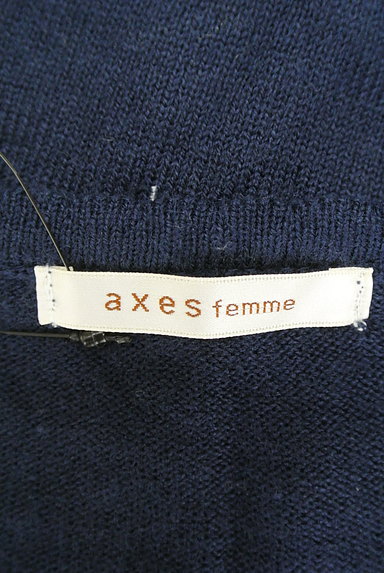 axes femme（アクシーズファム）の古着「ラメ刺繍ニットカーディガン（カーディガン・ボレロ）」大画像６へ